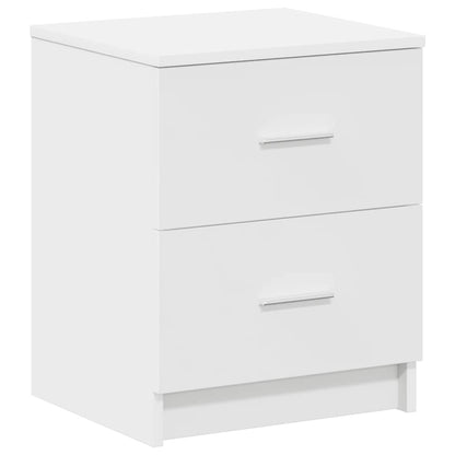 vidaXL Bedside Cabinets 2 pcs with 2 Drawers White 40x36x50 cm 6