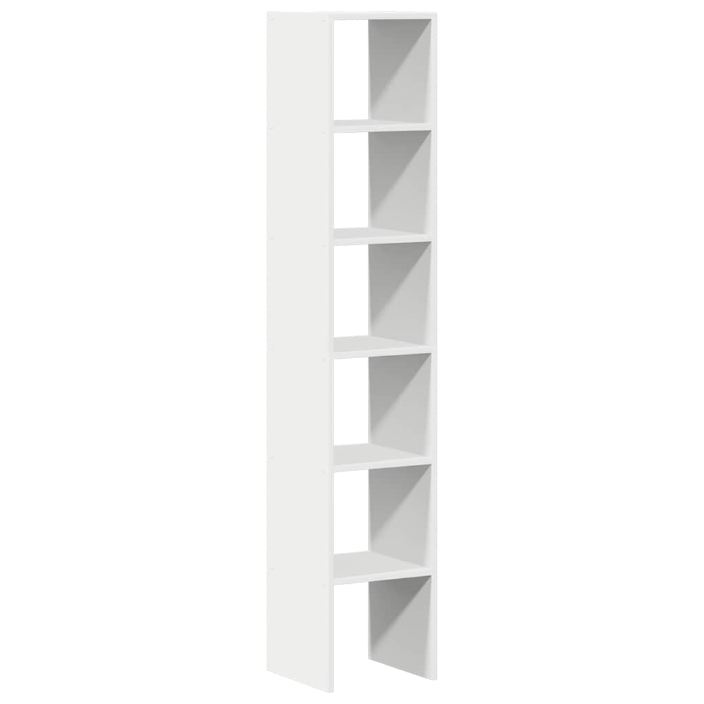 vidaXL Bookcases 2 pcs Stackable White 30x30x80 cm Engineered Wood 2