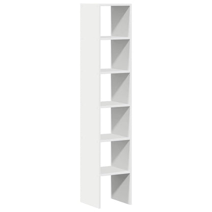 vidaXL Bookcases 2 pcs Stackable White 30x30x80 cm Engineered Wood 2