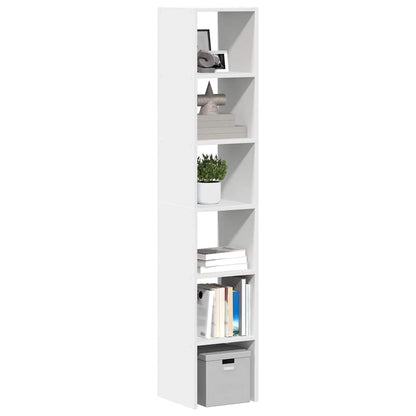 vidaXL Bookcases 2 pcs Stackable White 30x30x80 cm Engineered Wood 1