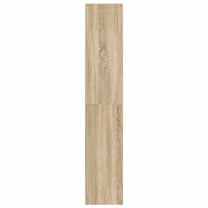vidaXL Bookcases 2 pcs Stackable Sonoma Oak 30x30x80 cm Engineered Wood 5