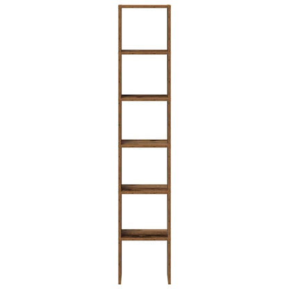 vidaXL Bookcases 2 pcs Stackable Old Wood 30x30x80 cm Engineered Wood 4