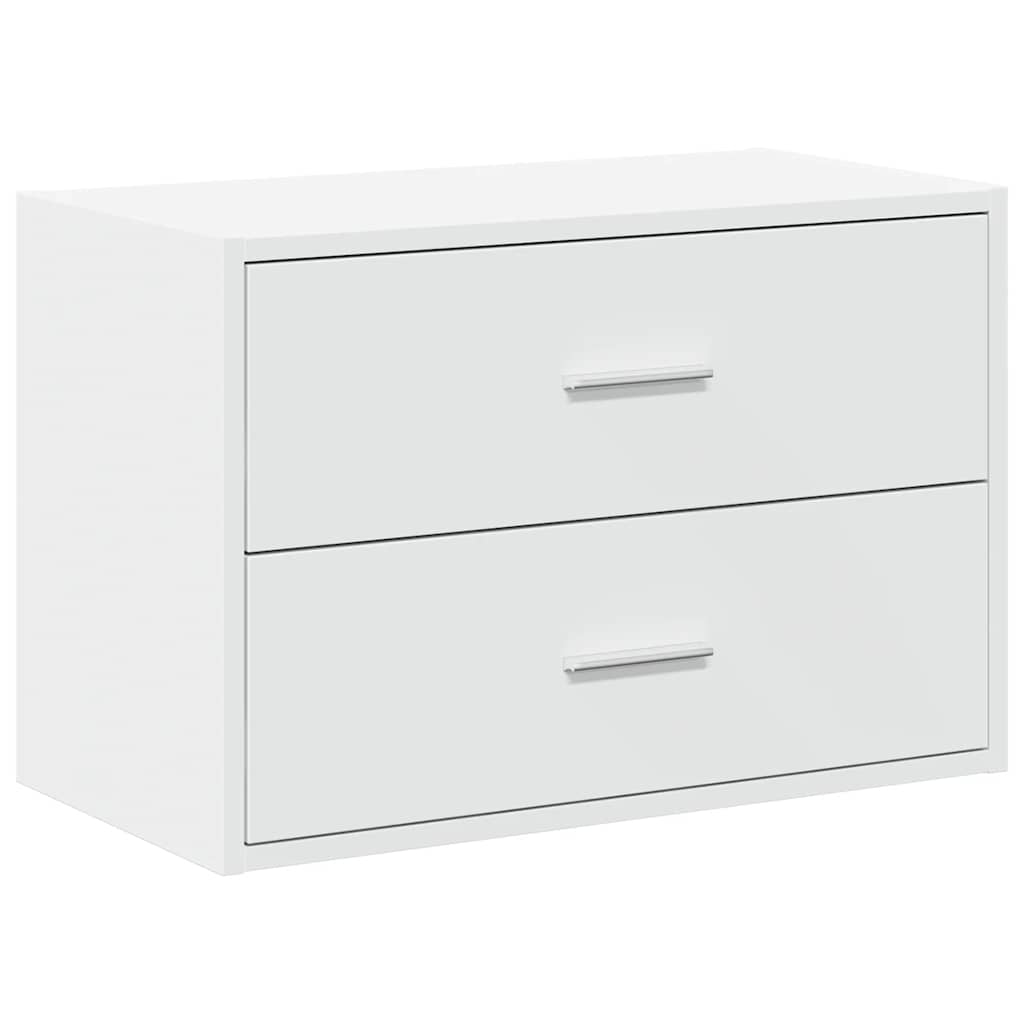 vidaXL Cabinet with 2 Drawers White 60x31x40 cm Engineered Wood 2