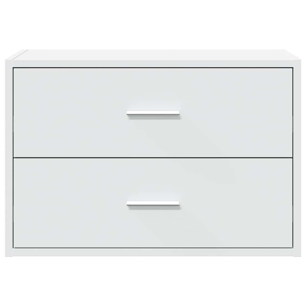 vidaXL Cabinet with 2 Drawers White 60x31x40 cm Engineered Wood 4