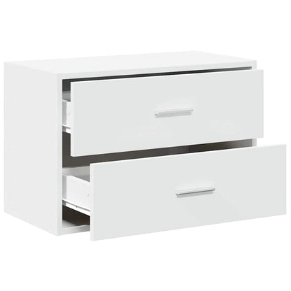 vidaXL Cabinet with 2 Drawers White 60x31x40 cm Engineered Wood 5