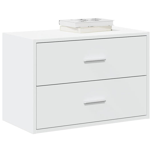 vidaXL Cabinet with 2 Drawers White 60x31x40 cm Engineered Wood 1