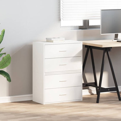 vidaXL Cabinets with 4 Drawers 2 pcs White 60x31x40 cm Engineered Wood 3