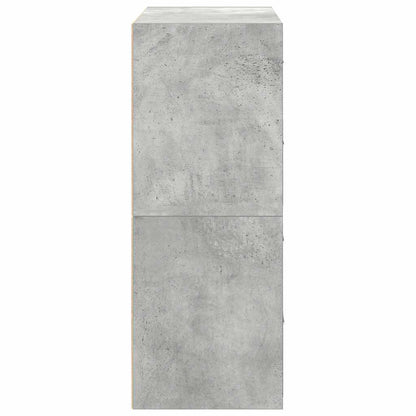 vidaXL Cabinets with 4 Drawers 2 pcs Concrete Grey 60x31x40 cm Engineered Wood 6