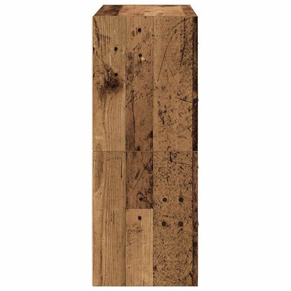 vidaXL Cabinets with 4 Drawers 2 pcs Old Wood 60x31x40 cm Engineered Wood 6