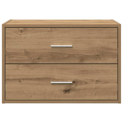 vidaXL Cabinet with 2 Drawers Artisan Oak 60x31x40 cm Engineered Wood 4