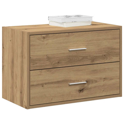 vidaXL Cabinet with 2 Drawers Artisan Oak 60x31x40 cm Engineered Wood 1