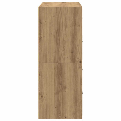 vidaXL Cabinets with 4 Drawers 2 pcs Artisan Oak 60x31x40 cm Engineered Wood 6