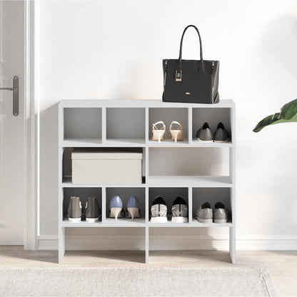 vidaXL Shoe Racks 2 pcs Stackable White 89.5x30x40 cm 3