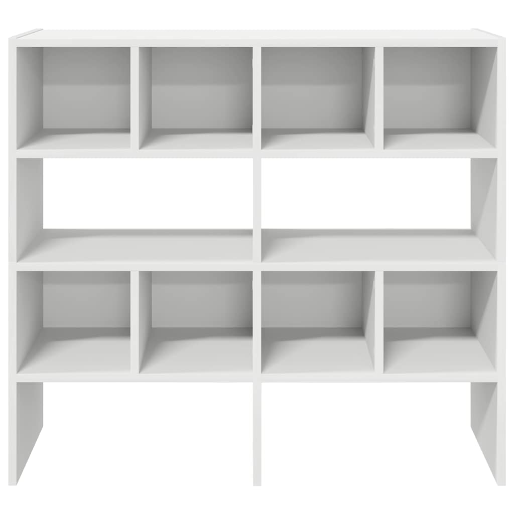 vidaXL Shoe Racks 2 pcs Stackable White 89.5x30x40 cm 4