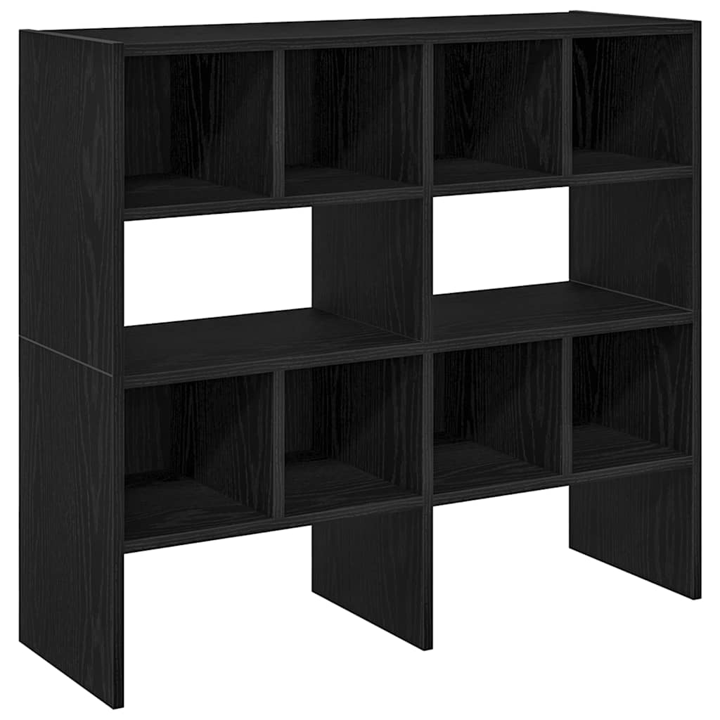 vidaXL Shoe Racks 2 pcs Stackable Black Oak 89.5x30x40 cm 2