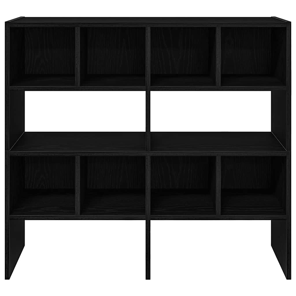 vidaXL Shoe Racks 2 pcs Stackable Black Oak 89.5x30x40 cm 4