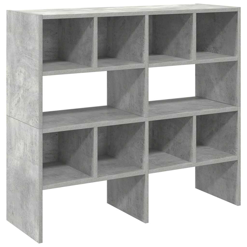 vidaXL Shoe Racks 2 pcs Stackable Concrete Grey 89.5x30x40 cm 2