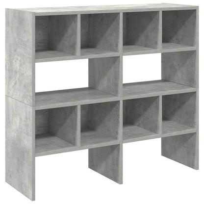 vidaXL Shoe Racks 2 pcs Stackable Concrete Grey 89.5x30x40 cm 2