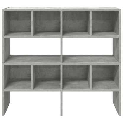 vidaXL Shoe Racks 2 pcs Stackable Concrete Grey 89.5x30x40 cm 4
