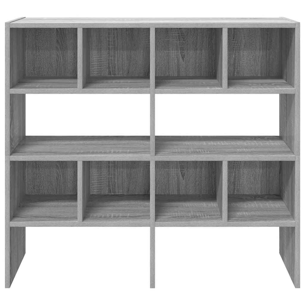 vidaXL Shoe Racks 2 pcs Stackable Grey Sonoma 89.5x30x40 cm 4