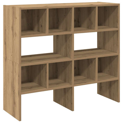 vidaXL Shoe Racks 2 pcs Stackable Artisan Oak 89.5x30x40 cm 2