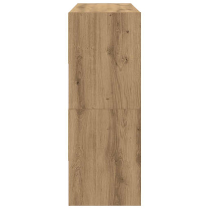 vidaXL Shoe Racks 2 pcs Stackable Artisan Oak 89.5x30x40 cm 5
