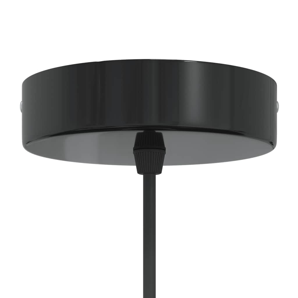 vidaXL Pendant Lamps 2 pcs Height Adjustable E27 Black Ø 30 cm Metal 6