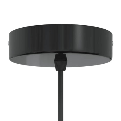 vidaXL Pendant Lamps 2 pcs Height Adjustable E27 Black Ø 30 cm Metal 6
