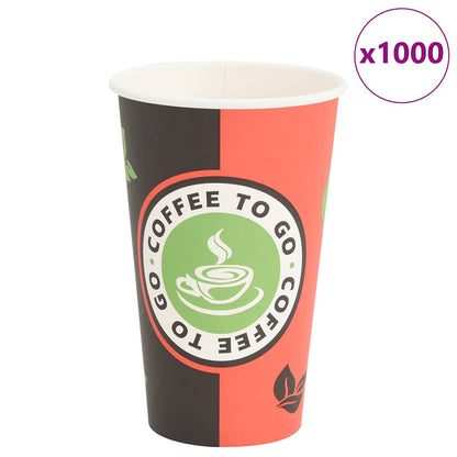 vidaXL Disposable Coffee Cups Paper (4 oz)