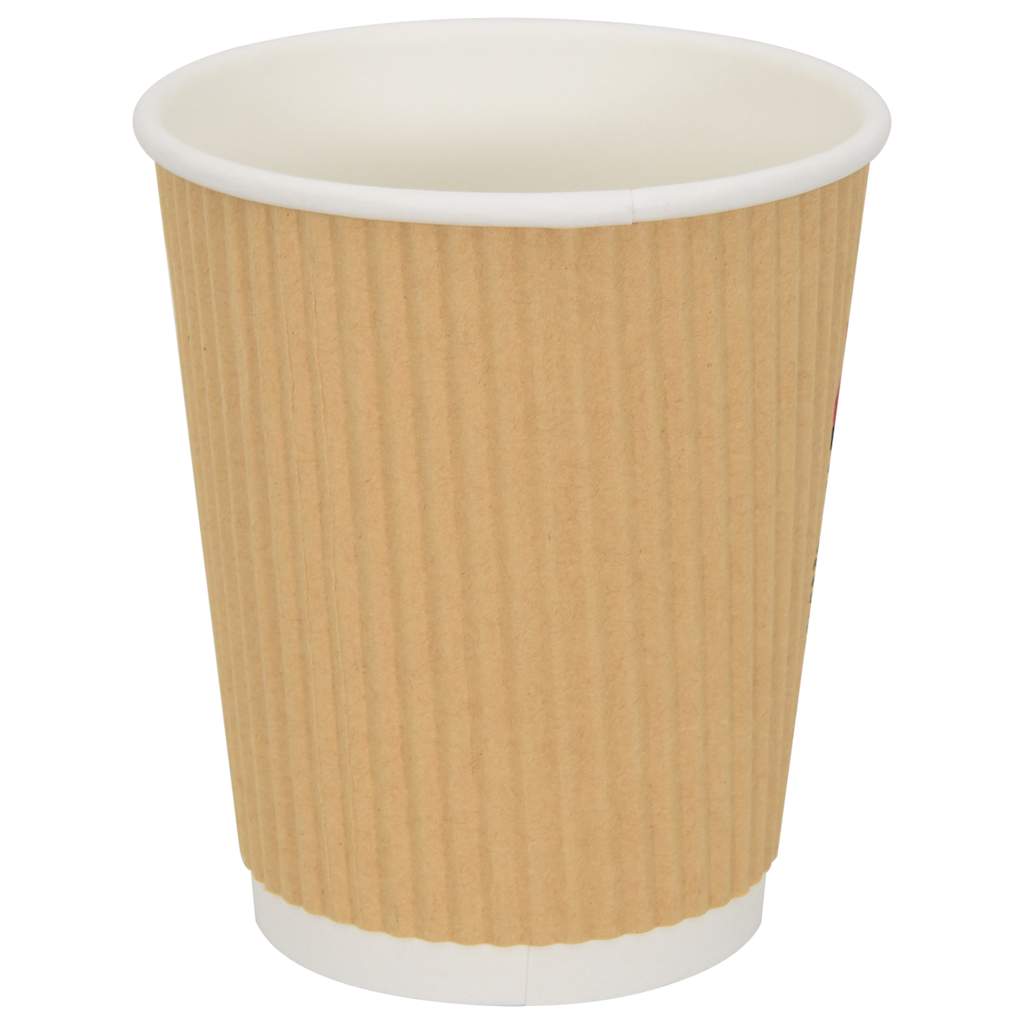 vidaXL Paper Coffee Cups 500 pcs 8oz 200ml Brown 2