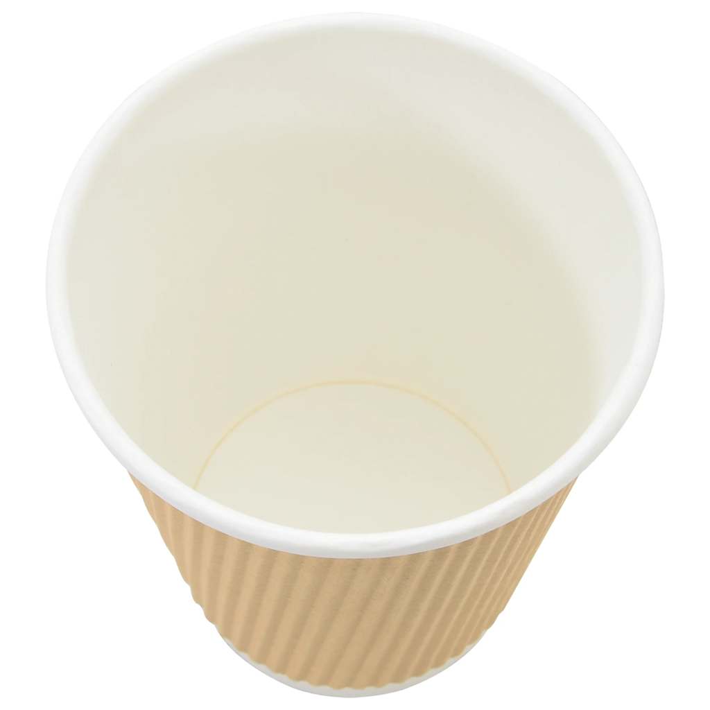 vidaXL Paper Coffee Cups 500 pcs 12oz 300ml Brown 5