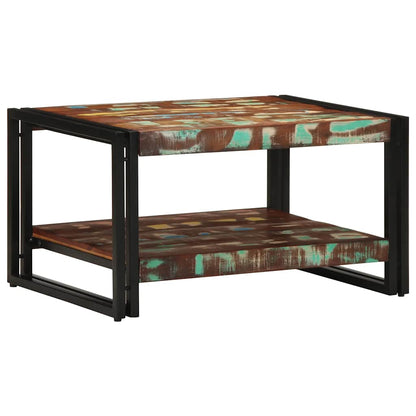 vidaXL Coffee Table Brown with Shelf Depth 40 cm