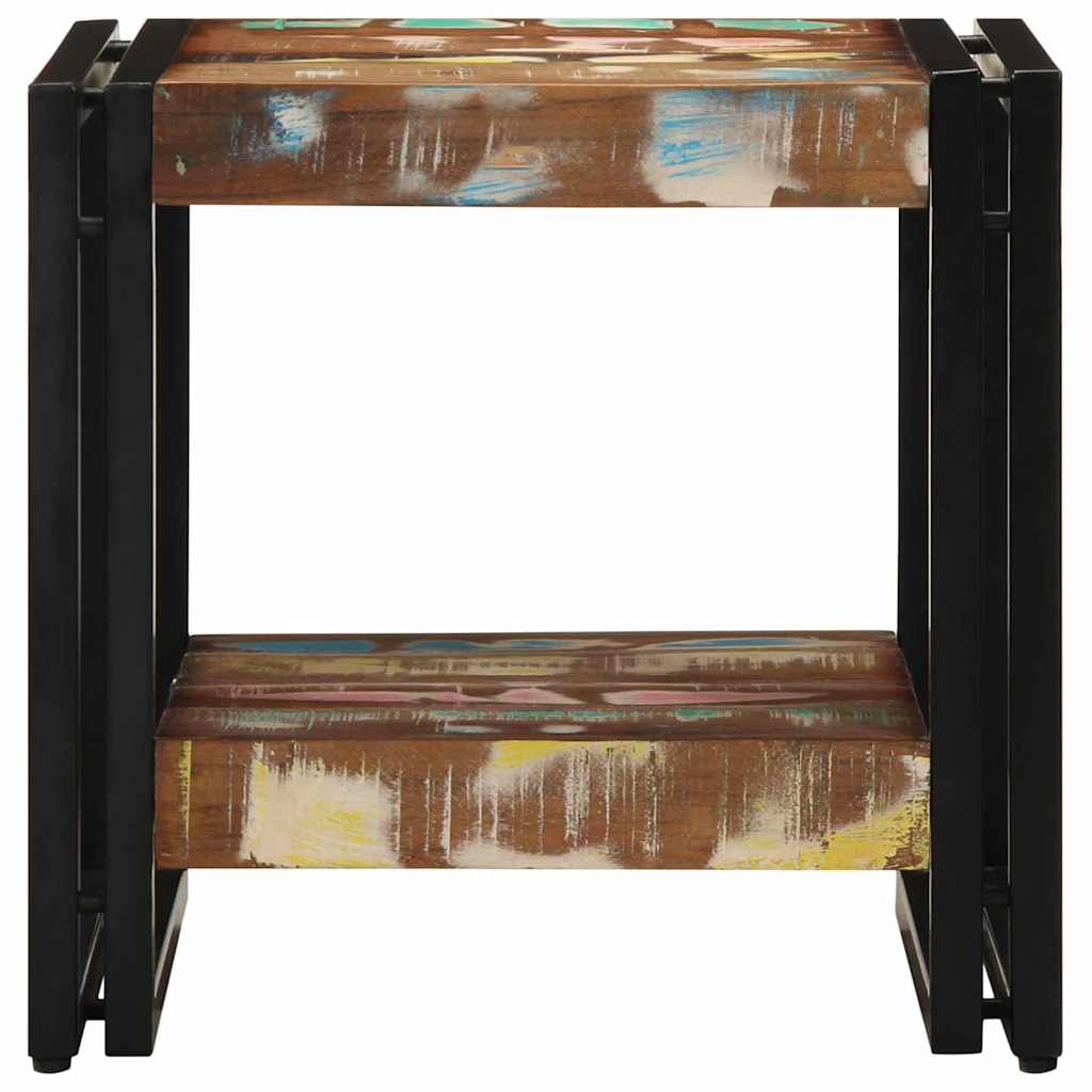 vidaXL Coffee Table Multicolour 40 x 40 x 38 cm Solid Reclaim Wood 4