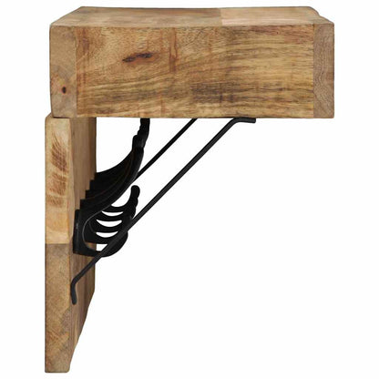 vidaXL Coat Rack Wall-mounted Brown 73 x 19 x 23 cm Solid Mango wood 5