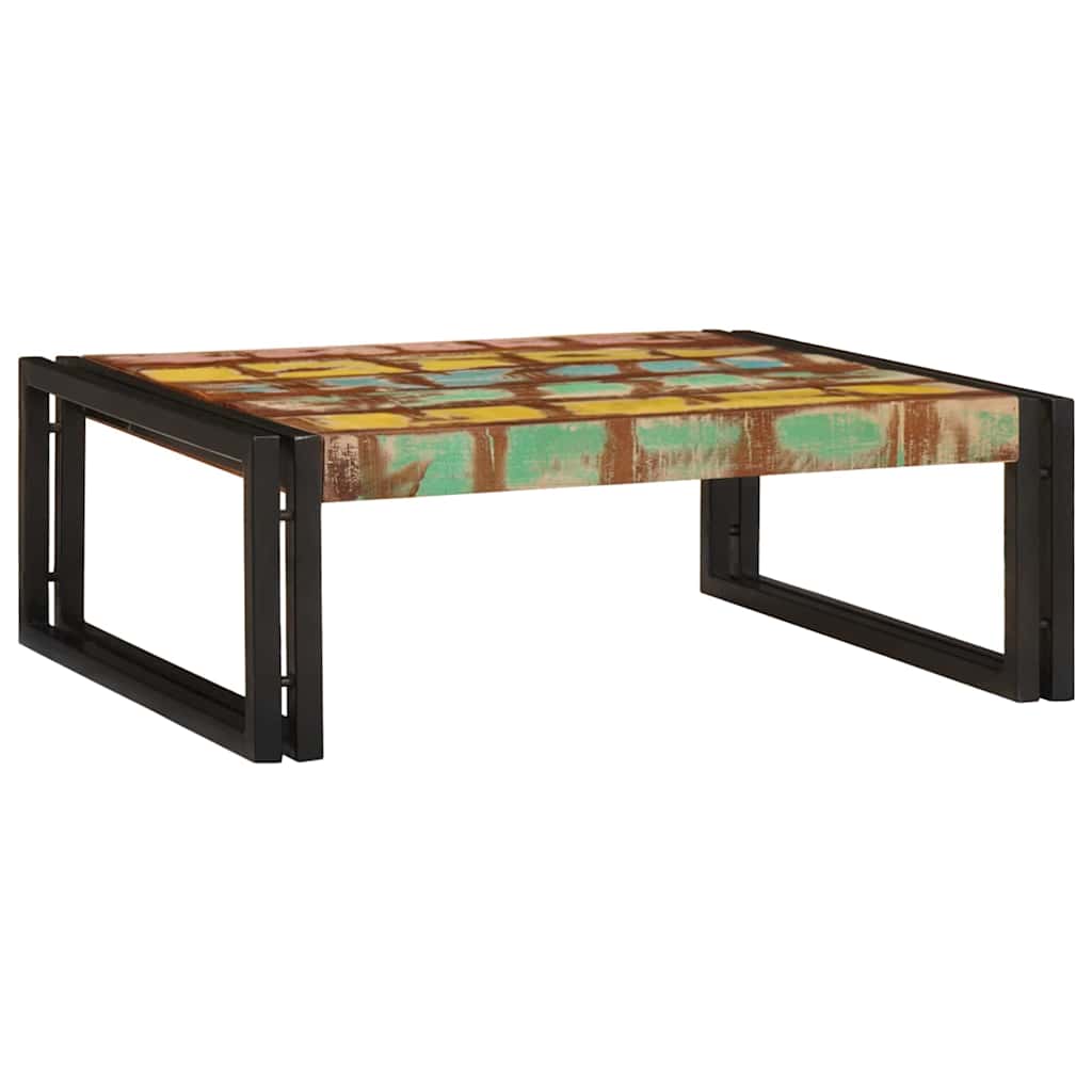 vidaXL Bathroom Shelf Multicolour 65 x 50 x 23 cm Solid Reclaimed Wood 1