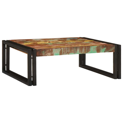 vidaXL Bathroom Shelf Multicolour 65 x 50 x 23 cm Solid Reclaimed Wood 2