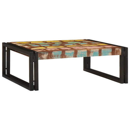 vidaXL Bathroom Shelf Multicolour 65 x 50 x 23 cm Solid Reclaimed Wood 6