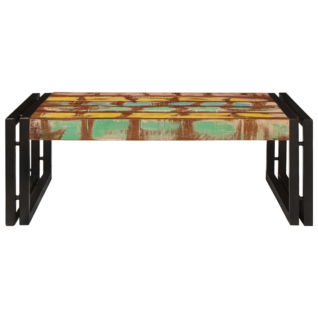 vidaXL Bathroom Shelf Multicolour 65 x 50 x 23 cm Solid Reclaimed Wood 4