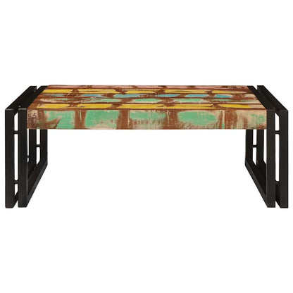 vidaXL Bathroom Shelf Multicolour 65 x 50 x 23 cm Solid Reclaimed Wood 4