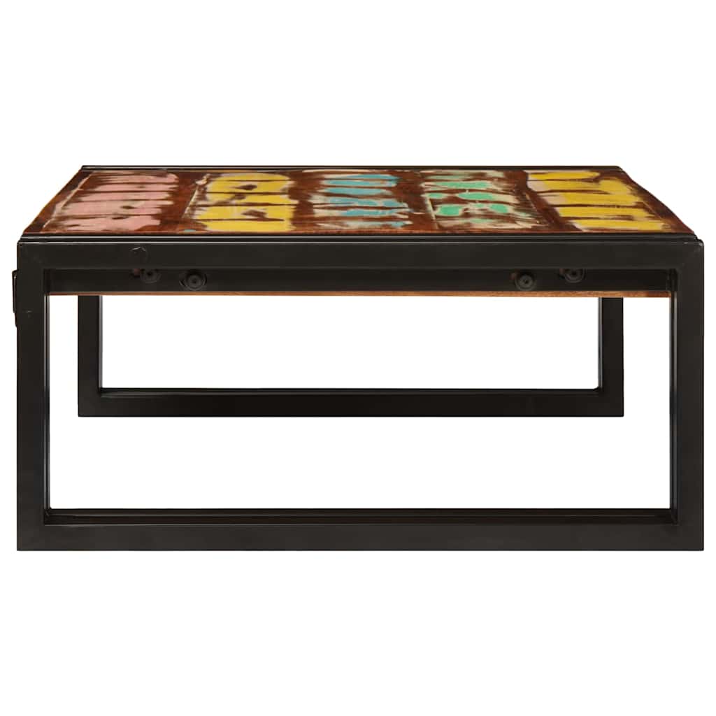 vidaXL Bathroom Shelf Multicolour 65 x 50 x 23 cm Solid Reclaimed Wood 5