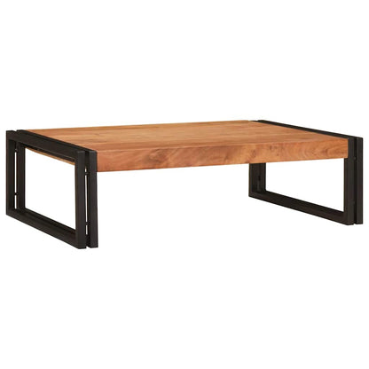 vidaXL Bathroom Shelf for Brown 80 x 50 x 23 cm Solid Acacia Wood 2