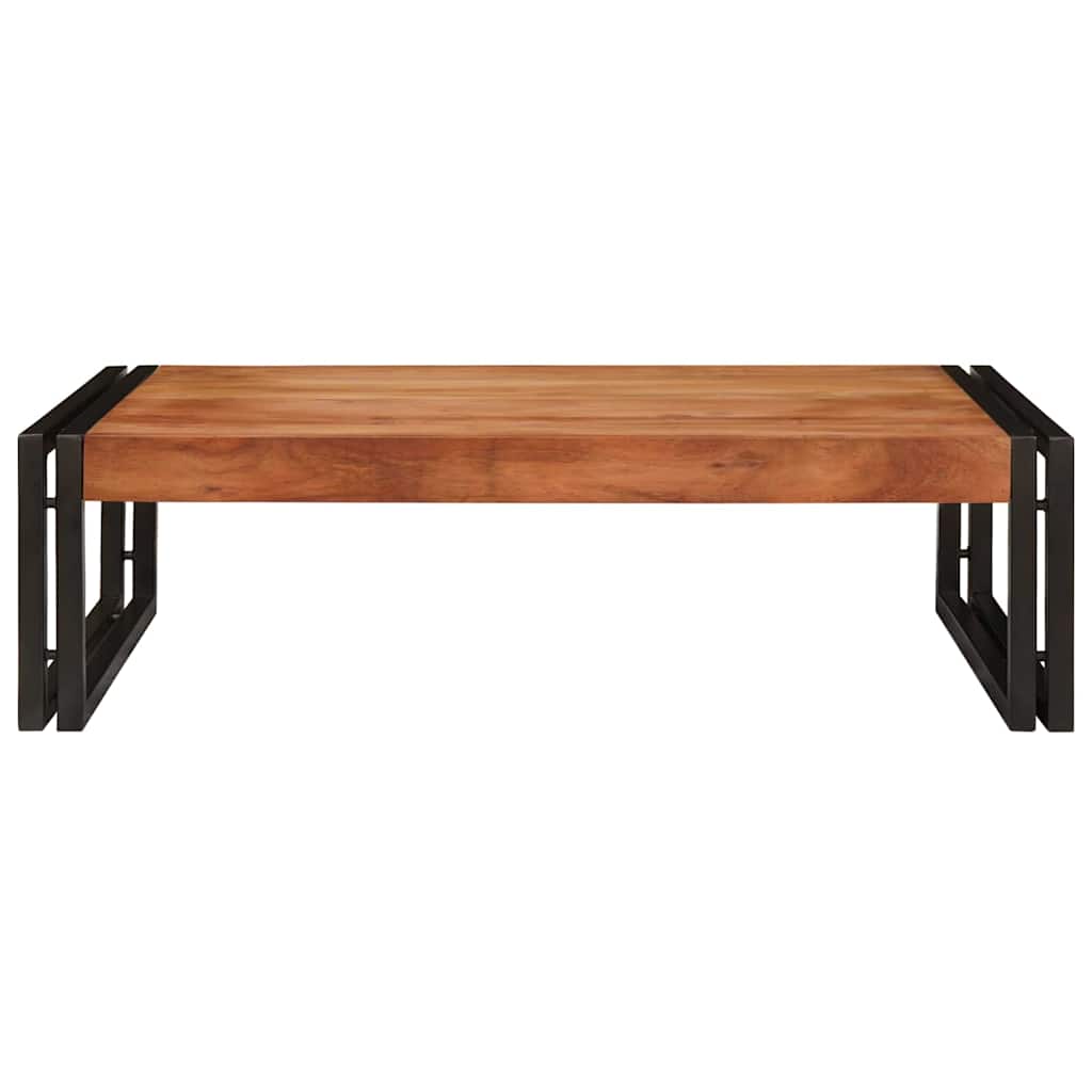 vidaXL Bathroom Shelf for Brown 80 x 50 x 23 cm Solid Acacia Wood 4