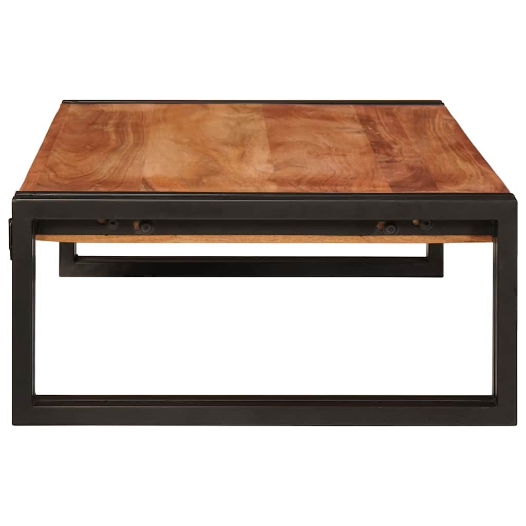 vidaXL Bathroom Shelf for Brown 80 x 50 x 23 cm Solid Acacia Wood 5