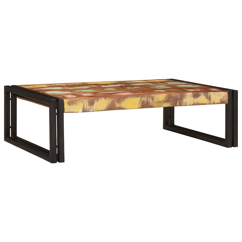 vidaXL Bathroom Shelf Multicolour 80 x 50 x 23 cm Solid Reclaimed Wood 1
