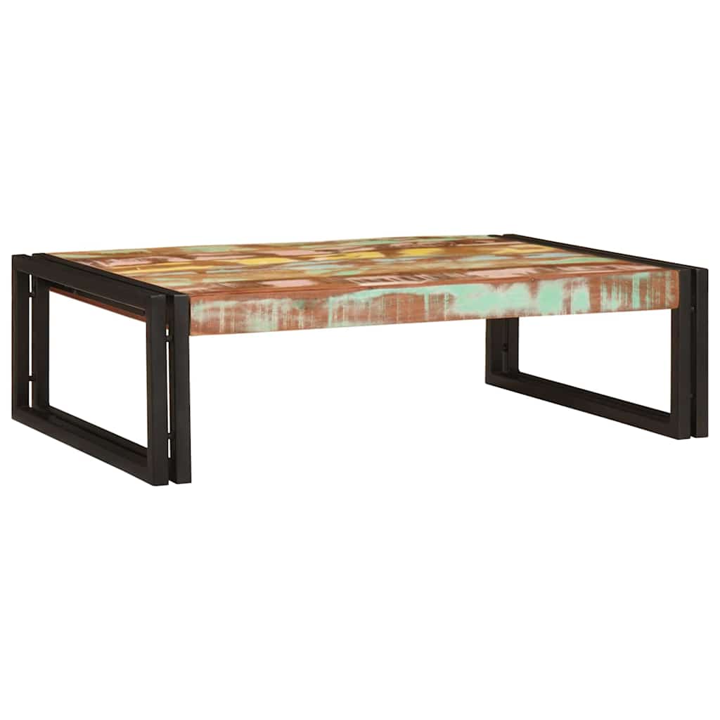 vidaXL Bathroom Shelf Multicolour 80 x 50 x 23 cm Solid Reclaimed Wood 2