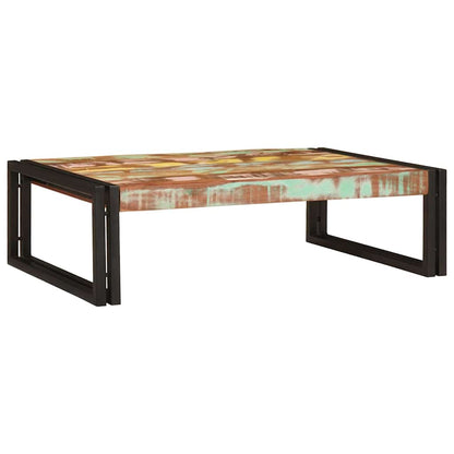 vidaXL Bathroom Shelf Multicolour 80 x 50 x 23 cm Solid Reclaimed Wood 2