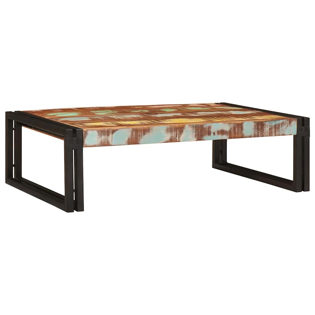 vidaXL Bathroom Shelf Multicolour 80 x 50 x 23 cm Solid Reclaimed Wood 6