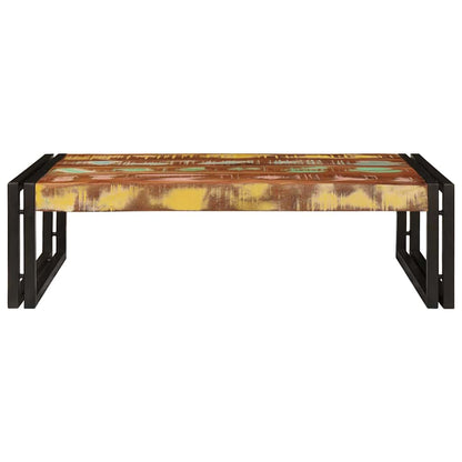 vidaXL Bathroom Shelf Multicolour 80 x 50 x 23 cm Solid Reclaimed Wood 4