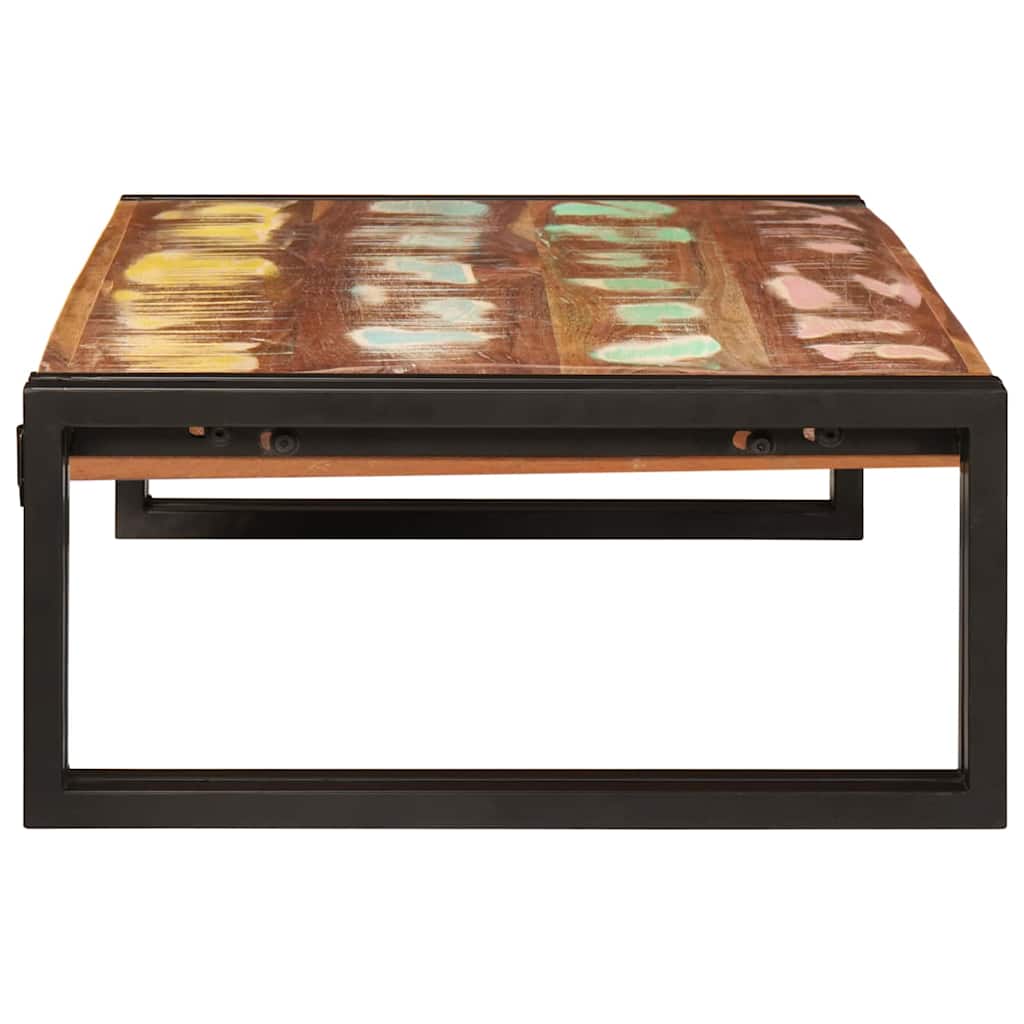vidaXL Bathroom Shelf Multicolour 80 x 50 x 23 cm Solid Reclaimed Wood 5