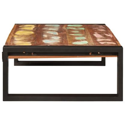 vidaXL Bathroom Shelf Multicolour 80 x 50 x 23 cm Solid Reclaimed Wood 5